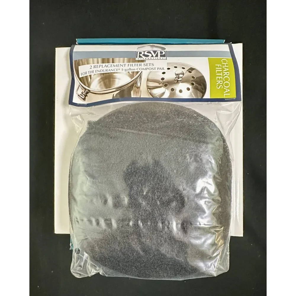 RSVP Charcoal Compost Pail Filters (2 Sets)